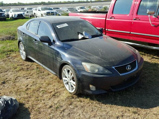 JTHBK262175038470 - 2007 LEXUS IS 250 BLACK photo 1