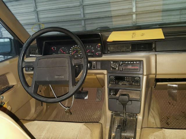 YV1FX8754H1096415 - 1987 VOLVO 740 GLE GOLD photo 9