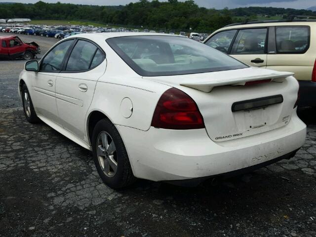 2G2WS522651246003 - 2005 PONTIAC GRAND PRIX WHITE photo 3