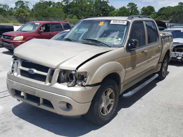 1FMZU67K04UA28056 - 2004 FORD EXPLORER S GOLD photo 2