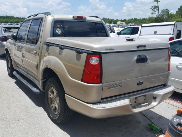 1FMZU67K04UA28056 - 2004 FORD EXPLORER S GOLD photo 3