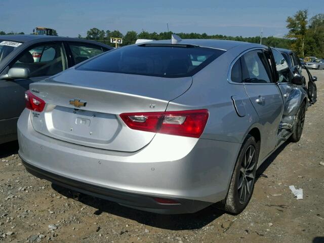 1G1ZE5ST1HF260406 - 2017 CHEVROLET MALIBU LT SILVER photo 4