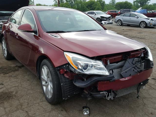 2G4GK5EX6G9157135 - 2016 BUICK REGAL RED photo 1
