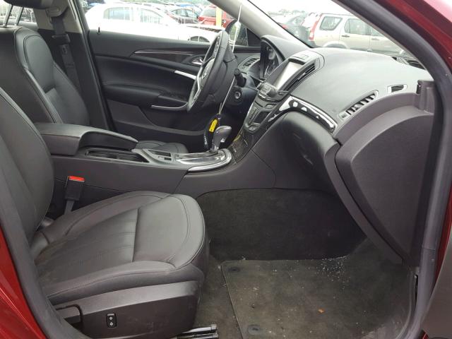 2G4GK5EX6G9157135 - 2016 BUICK REGAL RED photo 5
