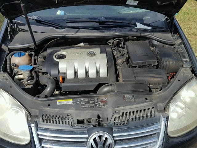 3VWRT71K66M701443 - 2006 VOLKSWAGEN JETTA TDI BLACK photo 7