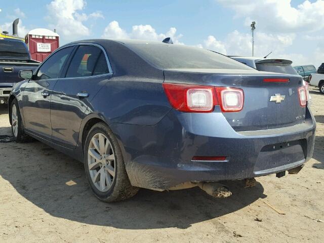 1G11H5SA0DF310127 - 2013 CHEVROLET MALIBU ლურჯი ფოტო 3