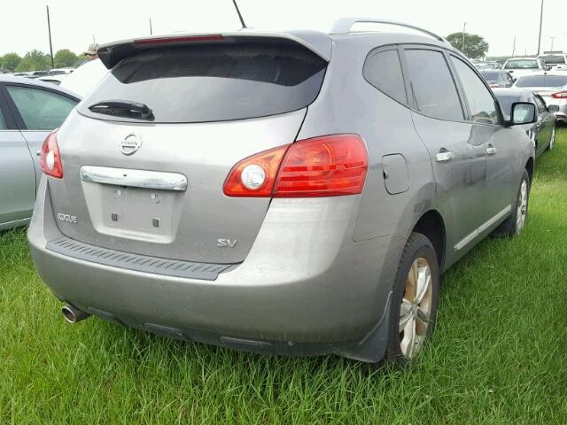 JN8AS5MT6CW603153 - 2012 NISSAN ROGUE GRAY photo 4