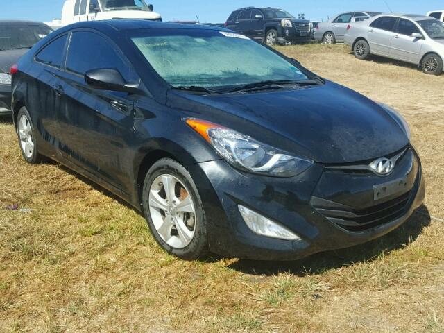 KMHDH6AE6DU018374 - 2013 HYUNDAI ELANTRA CO BLACK photo 1