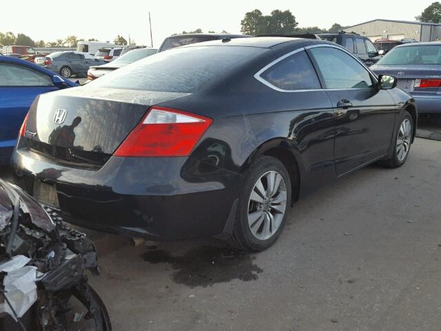 1HGCS12868A025167 - 2008 HONDA ACCORD EXL BLACK photo 4