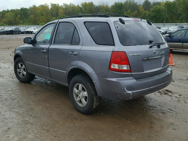 KNDJC733265571821 - 2006 KIA SORENTO EX CHARCOAL photo 3