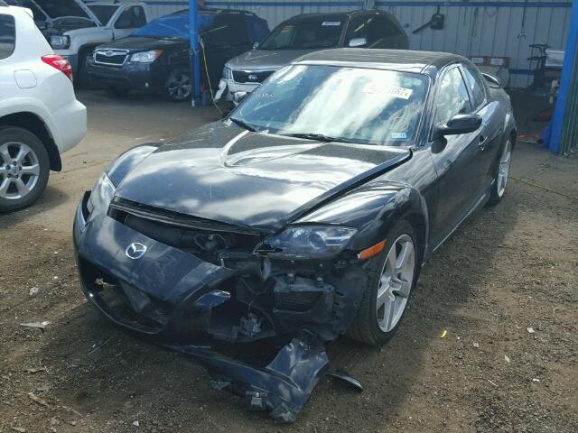 JM1FE173180214038 - 2008 MAZDA RX8 BLACK photo 2