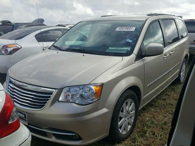 2C4RC1BG0ER343841 - 2014 CHRYSLER TOWN & COU TAN photo 2