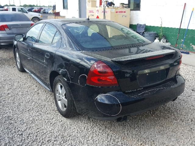 2G2WP552881167272 - 2008 PONTIAC GRAND PRIX BLACK photo 3
