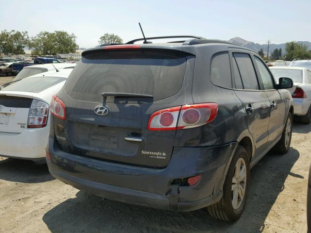 5XYZKDAG7BG050931 - 2011 HYUNDAI SANTA FE L CHARCOAL photo 4