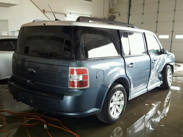 2FMGK5BC5ABA99892 - 2010 FORD FLEX SE BLUE photo 4