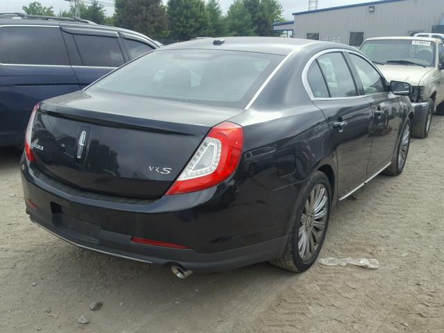 1LNHL9DK9DG616590 - 2013 LINCOLN MKS BLACK photo 4