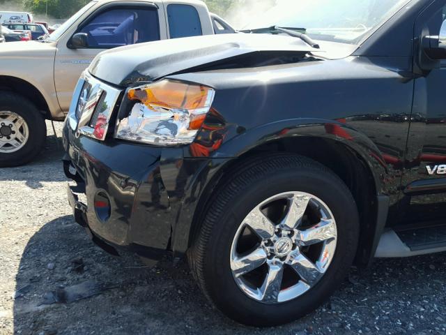 5N1BA08D79N608400 - 2009 NISSAN ARMADA SE BLACK photo 9