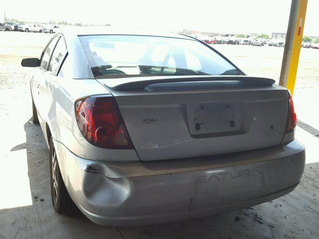 1G8AW12F03Z175420 - 2003 SATURN ION LEVEL SILVER photo 3
