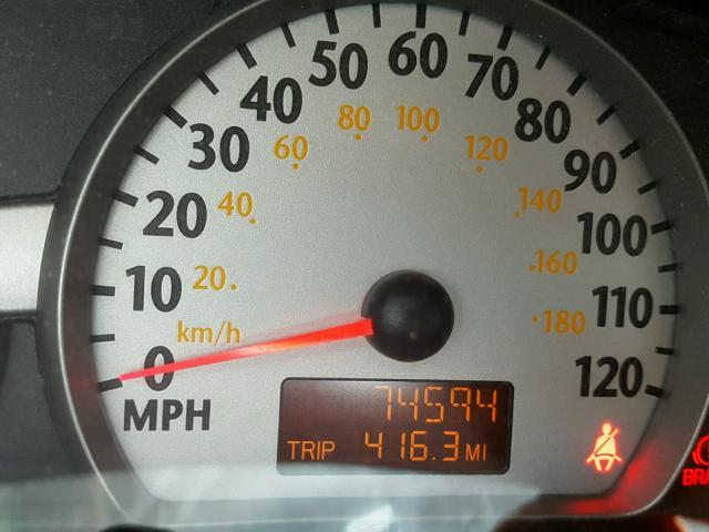 1G8AW12F03Z175420 - 2003 SATURN ION LEVEL SILVER photo 8