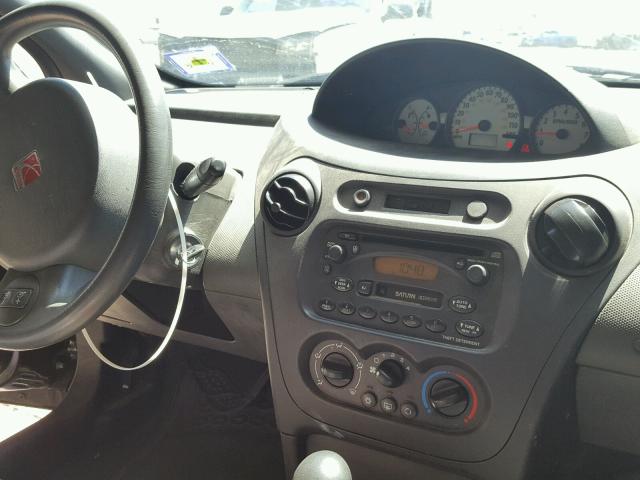 1G8AW12F03Z175420 - 2003 SATURN ION LEVEL SILVER photo 9