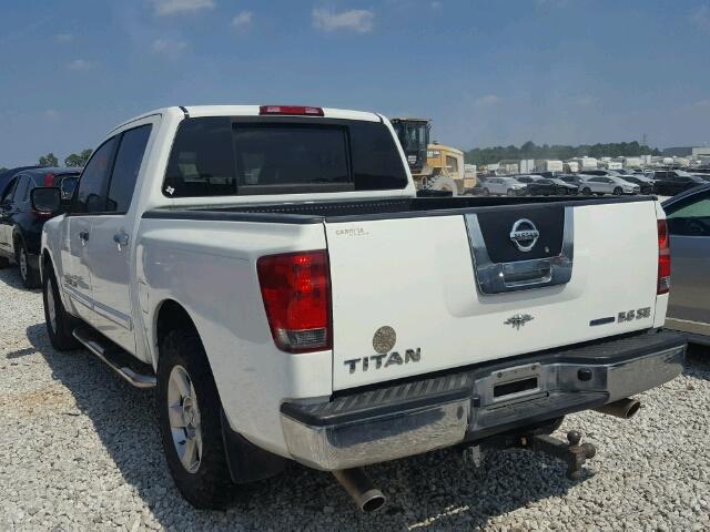 1N6BA07D68N346404 - 2008 NISSAN TITAN XE WHITE photo 3