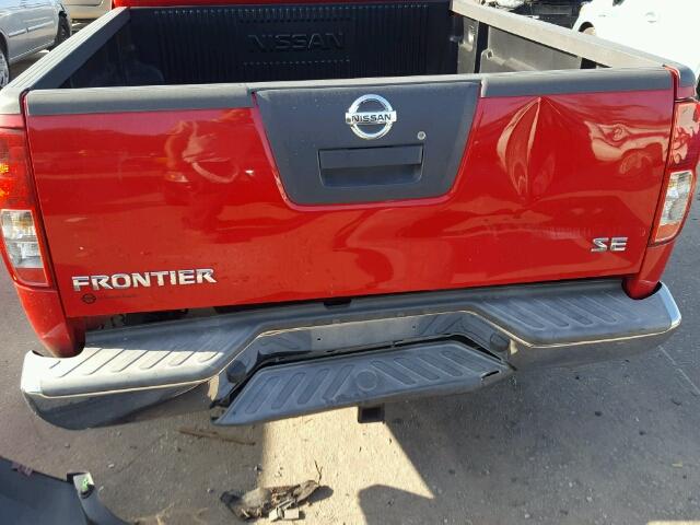 1N6AD0CU0AC439798 - 2010 NISSAN FRONTIER K RED photo 9