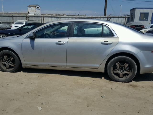 1G1ZH57B78F233685 - 2008 CHEVROLET MALIBU 1LT SILVER photo 10