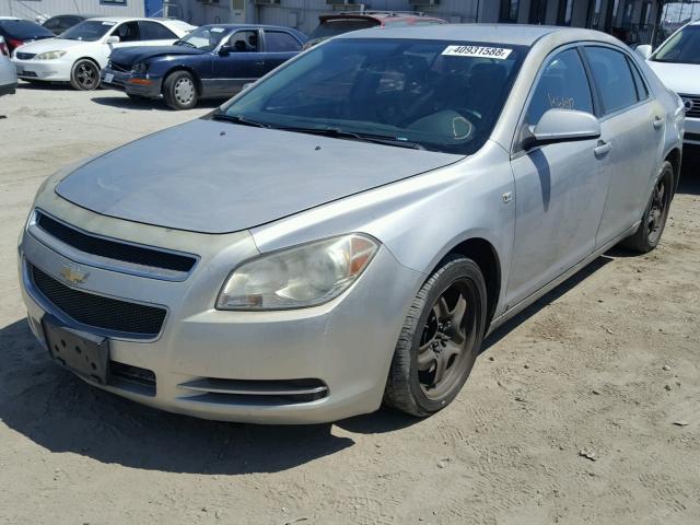 1G1ZH57B78F233685 - 2008 CHEVROLET MALIBU 1LT SILVER photo 2
