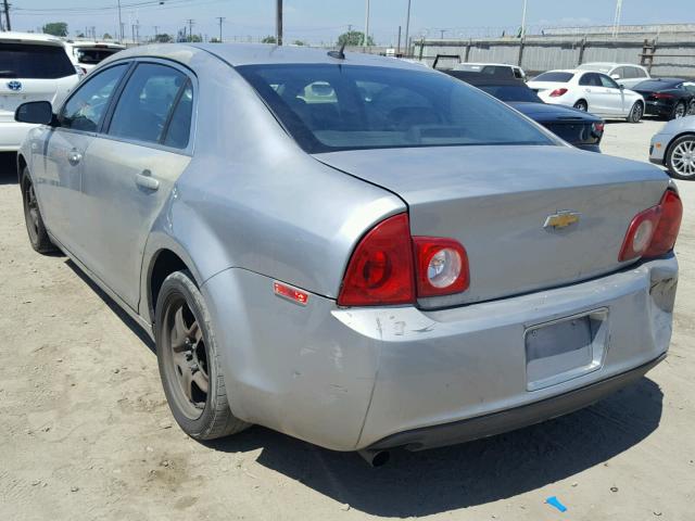 1G1ZH57B78F233685 - 2008 CHEVROLET MALIBU 1LT SILVER photo 3