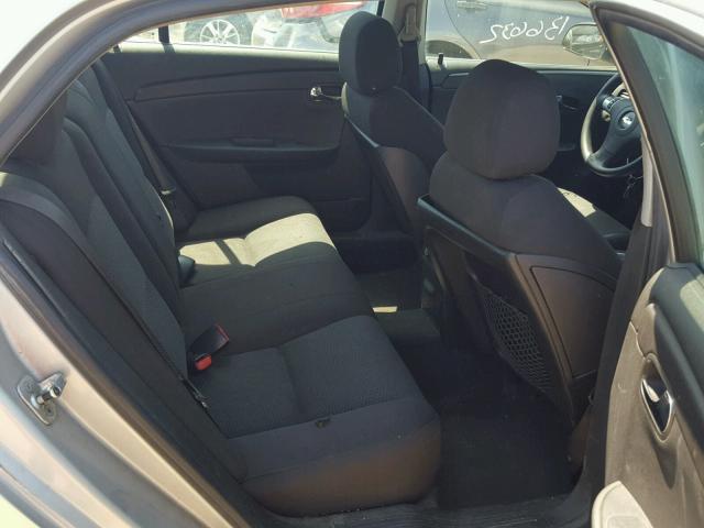 1G1ZH57B78F233685 - 2008 CHEVROLET MALIBU 1LT SILVER photo 6