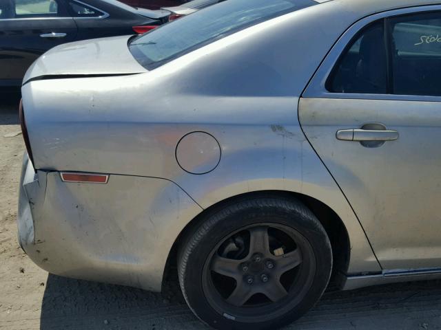 1G1ZH57B78F233685 - 2008 CHEVROLET MALIBU 1LT SILVER photo 9