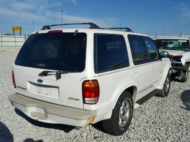 1FMZU85P7YZB14354 - 2000 FORD EXPLORER L WHITE photo 4