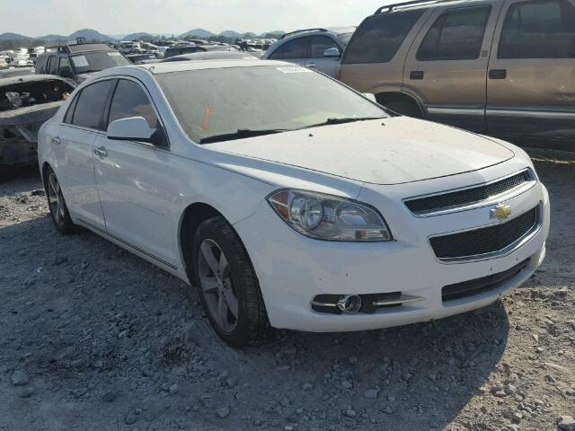 1G1ZC5E0XCF240302 - 2012 CHEVROLET MALIBU 1LT WHITE photo 1