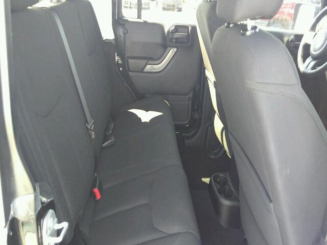 1C4BJWDG8EL211923 - 2014 JEEP WRANGLER U BLACK photo 6