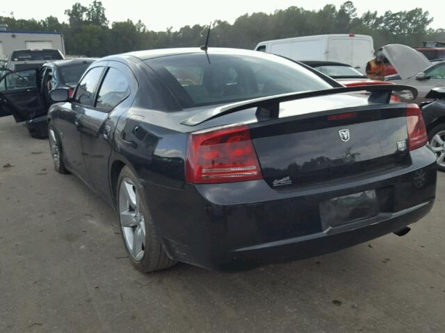 2B3KA33G48H305039 - 2008 DODGE CHARGER SX BLACK photo 3