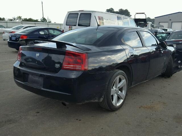 2B3KA33G48H305039 - 2008 DODGE CHARGER SX BLACK photo 4