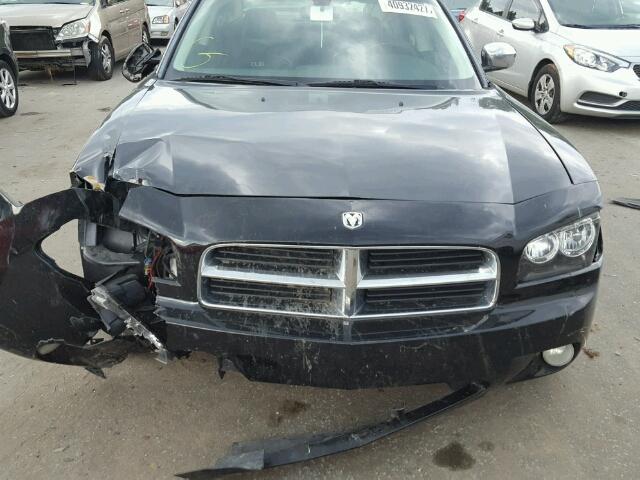 2B3KA33G48H305039 - 2008 DODGE CHARGER SX BLACK photo 9