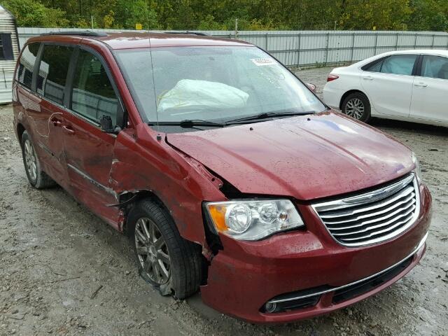 2C4RC1BG2DR540637 - 2013 CHRYSLER TOWN & COU MAROON photo 1