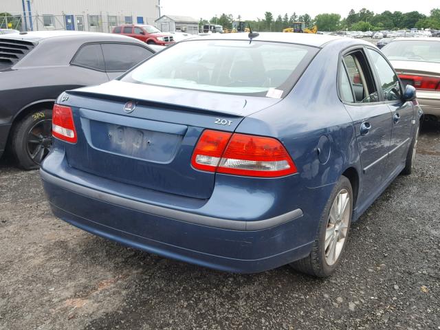 YS3FD46Y571129478 - 2007 SAAB 9-3 2.0T BLUE photo 4