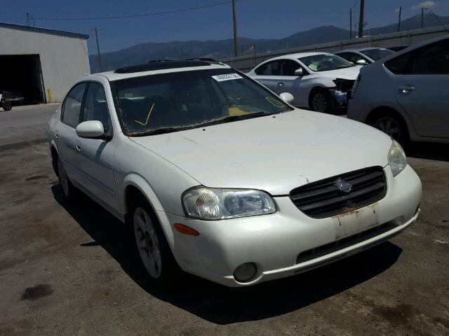 JN1CA31D41T811171 - 2001 NISSAN MAXIMA GXE WHITE photo 1