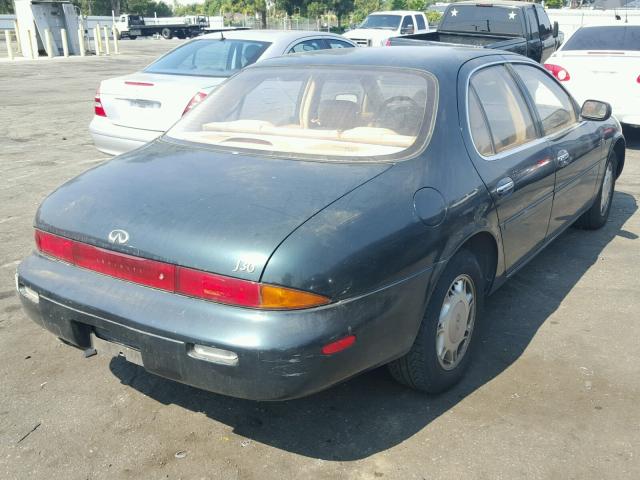 JNKAY21D8PM019813 - 1993 INFINITI J30 GREEN photo 4