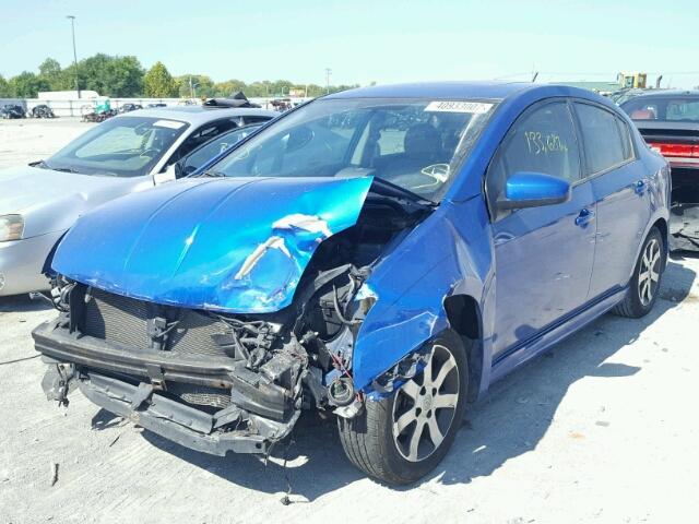 3N1AB6APXCL727038 - 2012 NISSAN SENTRA 2.0 BLUE photo 2
