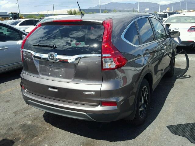 2HKRM3H47GH533111 - 2016 HONDA CR-V SE GRAY photo 4