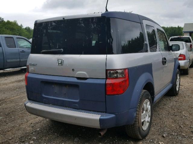 5J6YH17306L015682 - 2006 HONDA ELEMENT LX SILVER photo 4