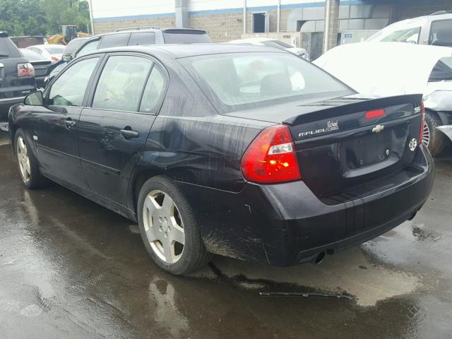 1G1ZW57167F242101 - 2007 CHEVROLET MALIBU SS BLACK photo 3