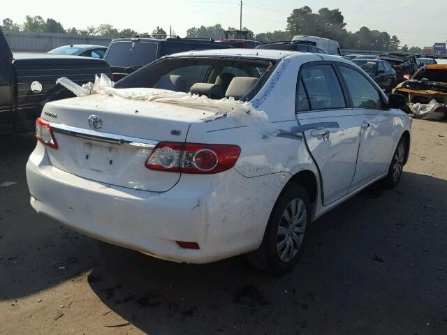 2T1BU4EE4DC072775 - 2013 TOYOTA COROLLA BA SILVER photo 4