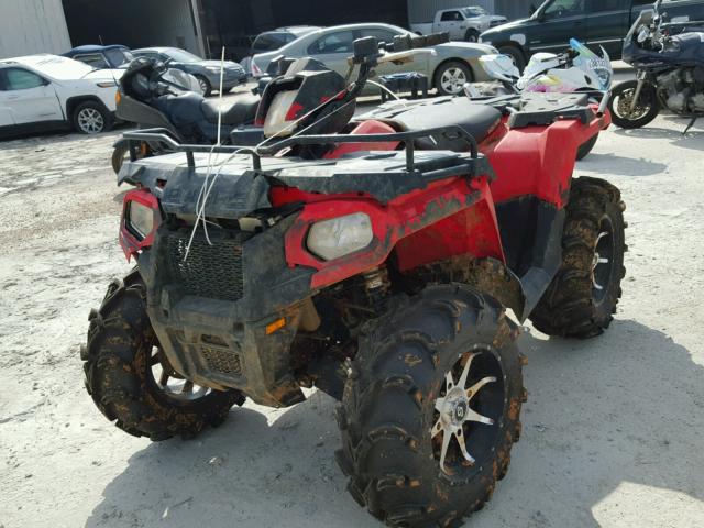 4XASEA570HA634542 - 2017 POLARIS SPORTSMAN RED photo 2