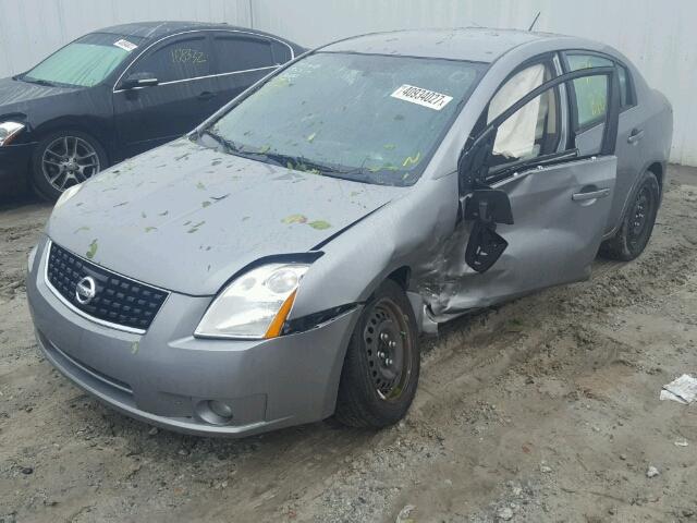 3N1AB61E78L734986 - 2008 NISSAN SENTRA 2.0 GRAY photo 2