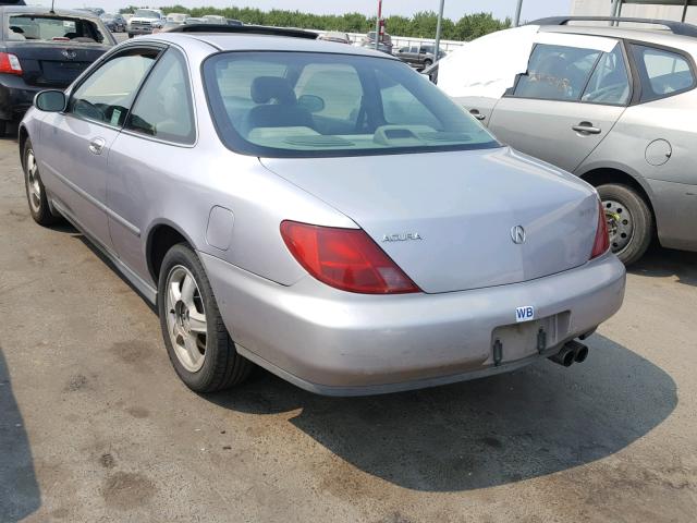 19UYA2259VL009629 - 1997 ACURA 3.0CL SILVER photo 3