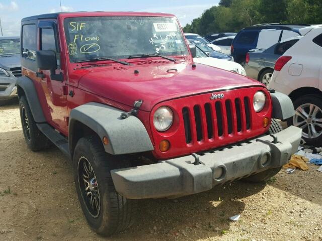 1J8FA24188L621950 - 2008 JEEP WRANGLER X RED photo 1